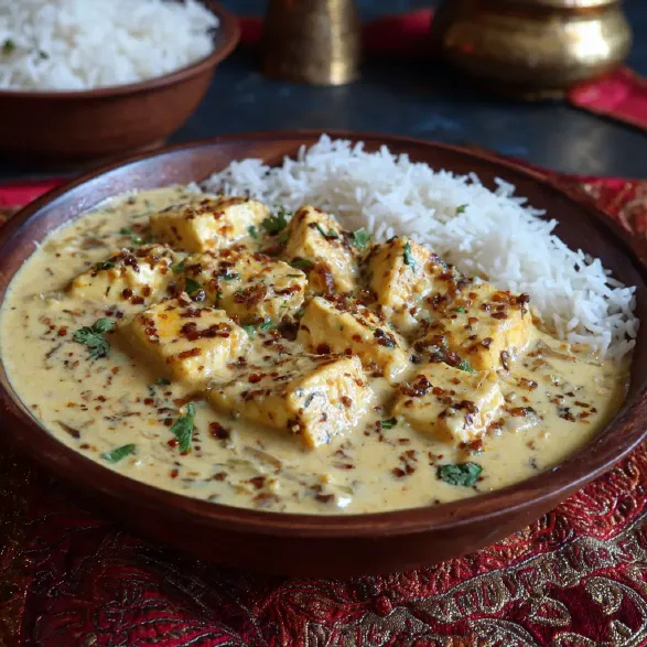 Afghani Paneer with Rice