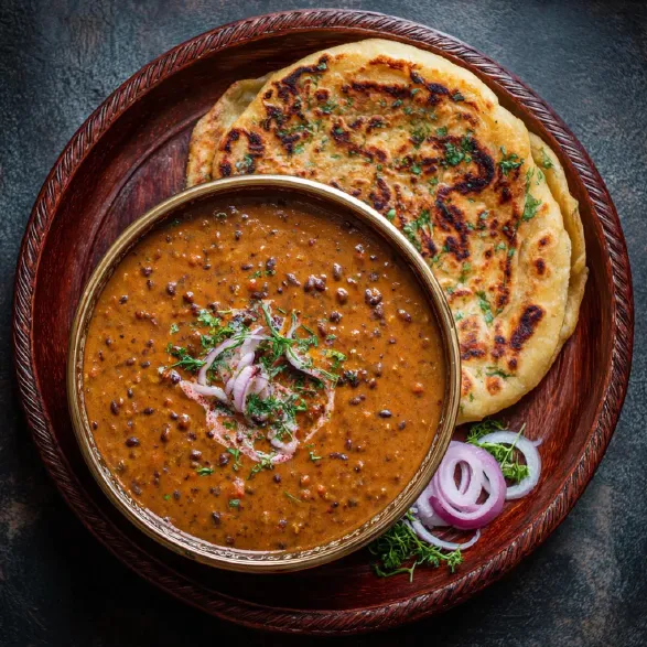 Dal Makhani with Parantha